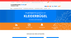 Desktop Screenshot of kleiderbuegelstore.at